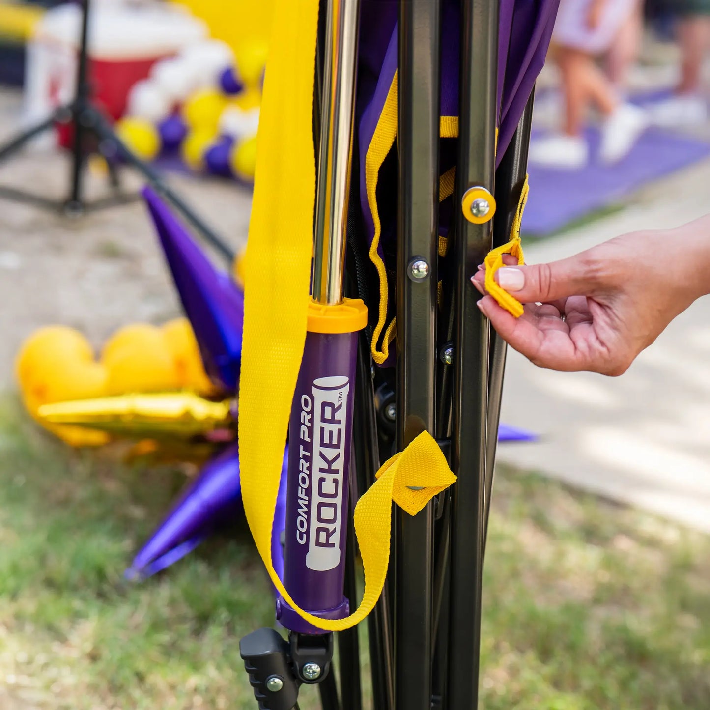 College Comfort Pro Rocker™ - LSU Tigers - Tailgate Style