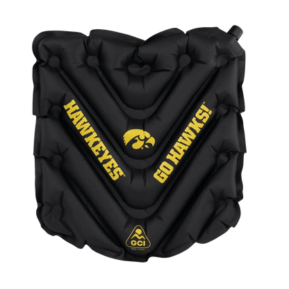 College V Seat™ Inflatable Stadium Cushion - Iowa Hawkeyes - Team Spirit Ready