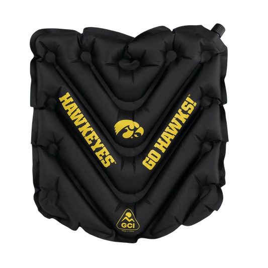 College V Seat™ Inflatable Stadium Cushion - Iowa Hawkeyes - Team Spirit Ready