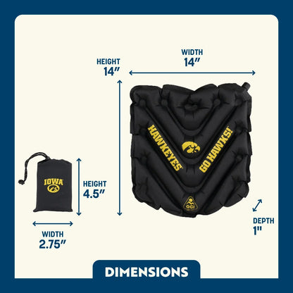 College V Seat™ Inflatable Stadium Cushion - Iowa Hawkeyes - Team Spirit Ready