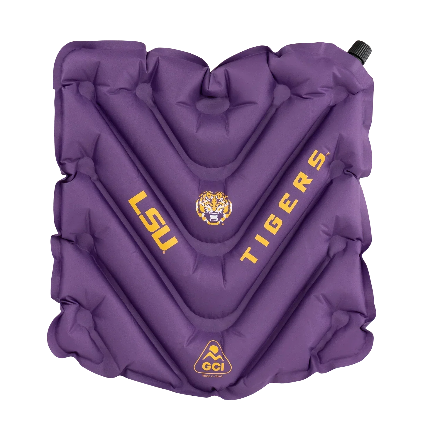 College V Seat™ Inflatable Stadium Cushion - LSU Tigers - Race Day Ease