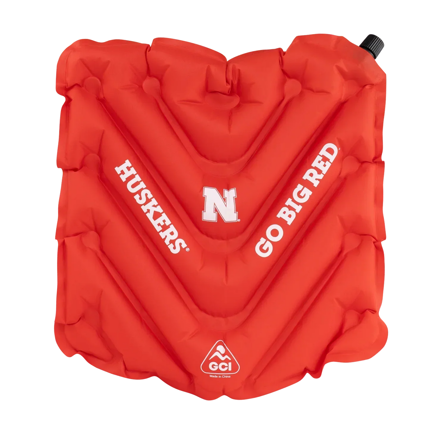 College V Seat™ Inflatable Stadium Cushion - Nebraska Cornhuskers - Game Day Comfort