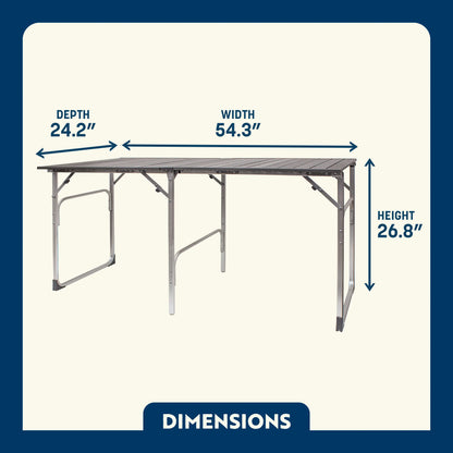 Slim-Fold Table - Cookout Ready