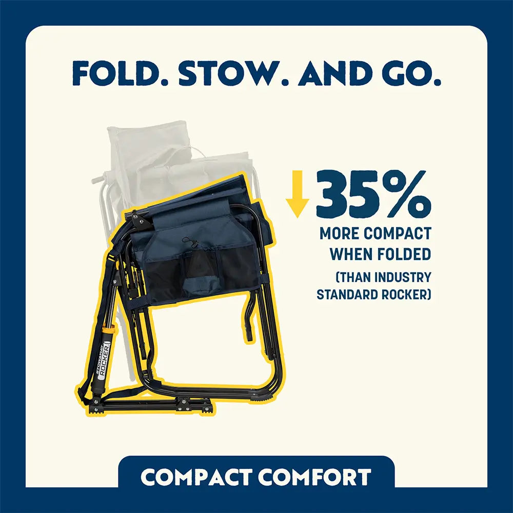 Stowaway Rocker™ - Porch Comfort
