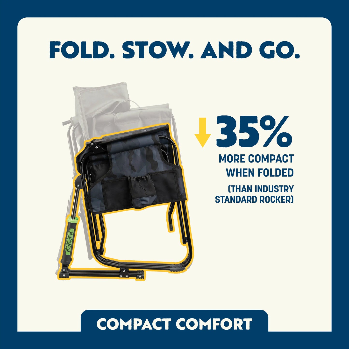 Stowaway Rocker™ - Porch Comfort