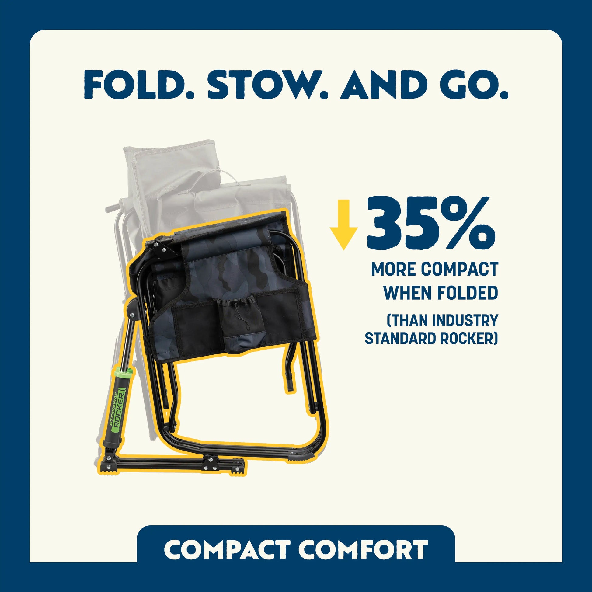 Stowaway Rocker™ - Porch Comfort
