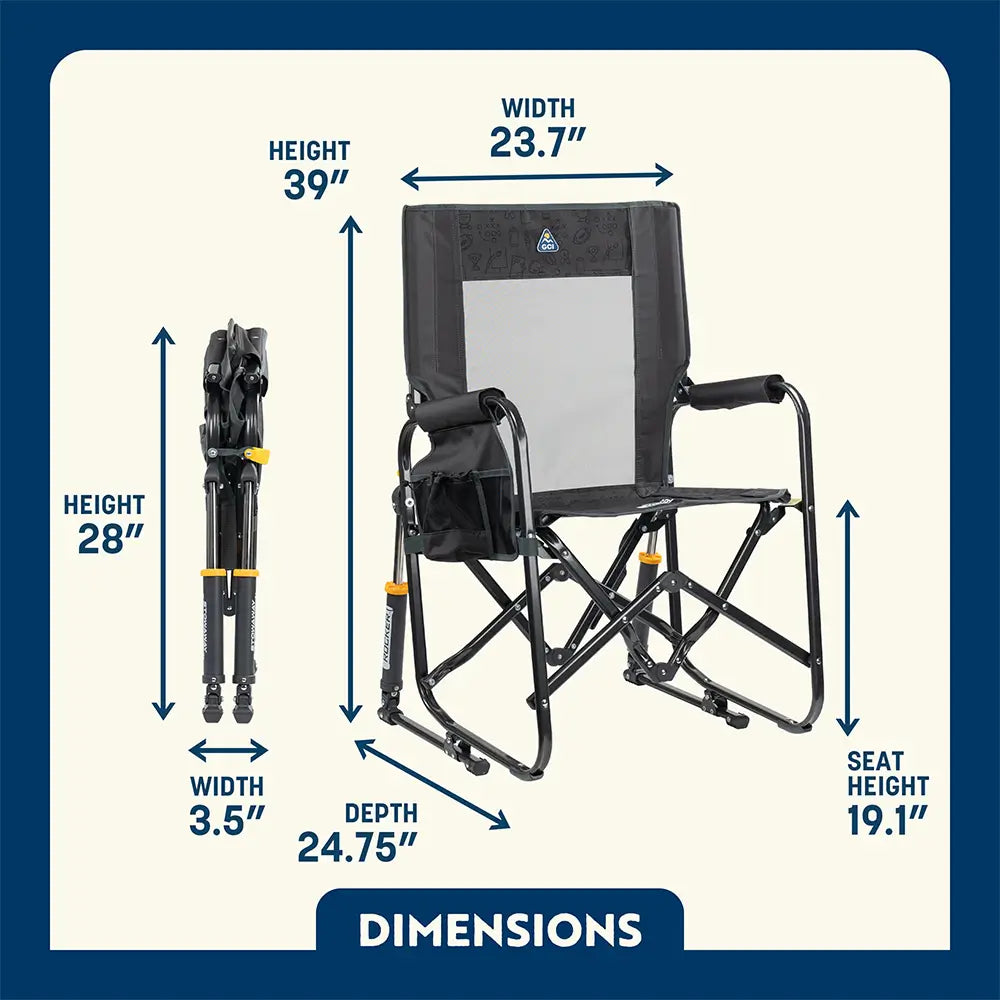 Stowaway Rocker™ - Porch Comfort