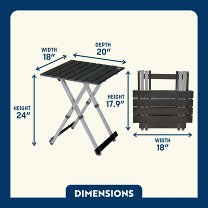 Compact Camp Table 20™ - Outdoor Kitchen Prep