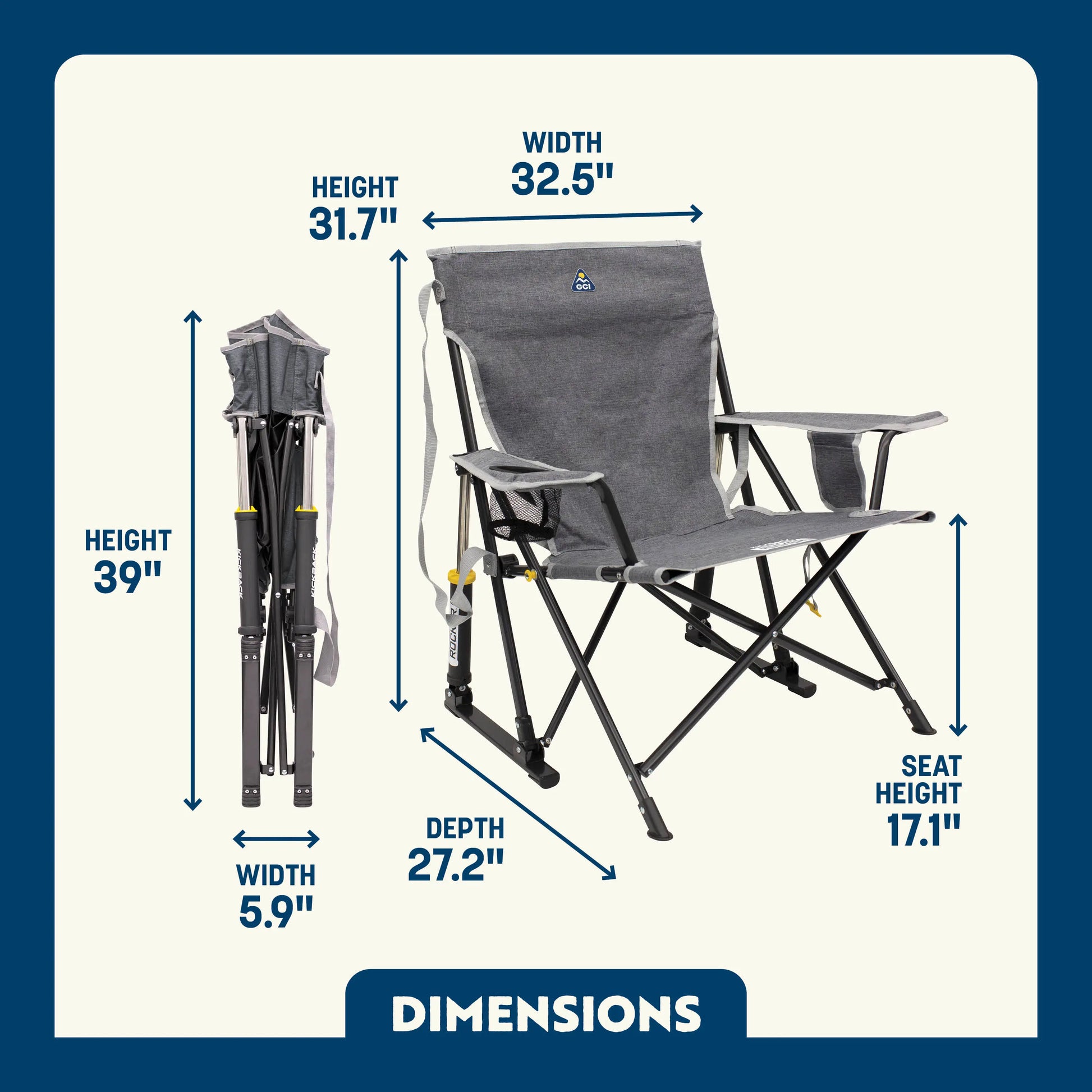 Kickback Rocker™ - Campfire Comfort