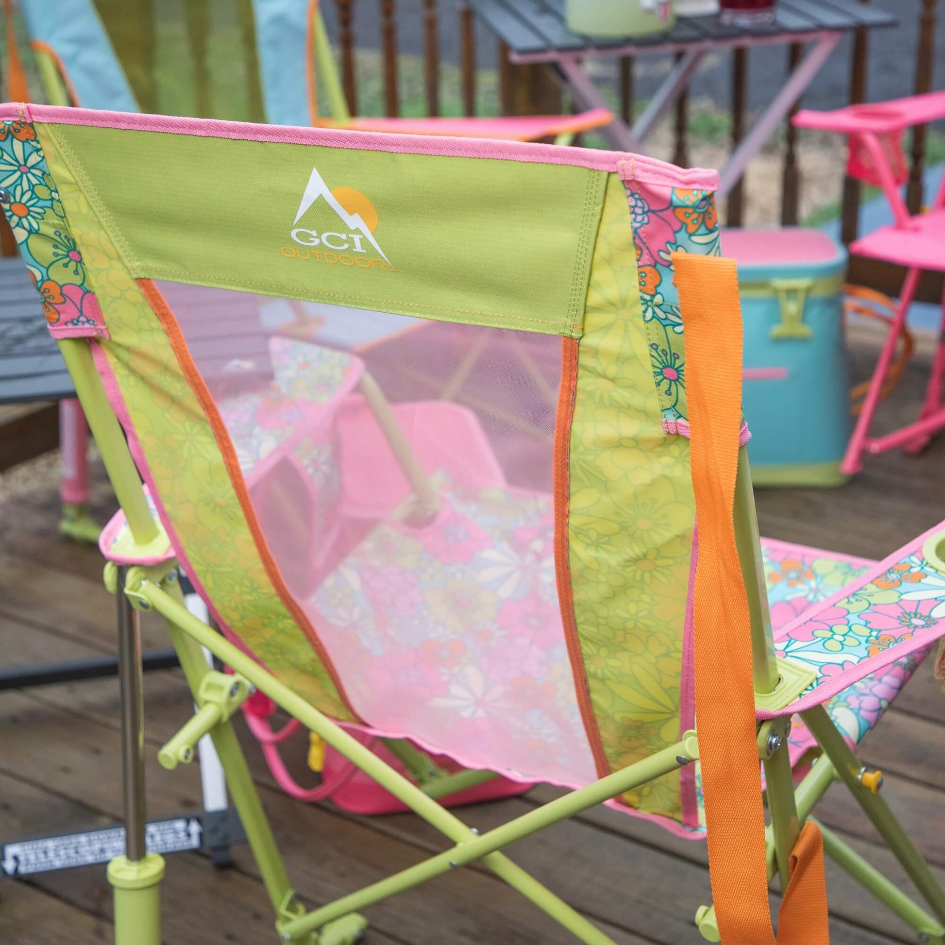 Comfort Pro Rocker - Floral - Porch Ease