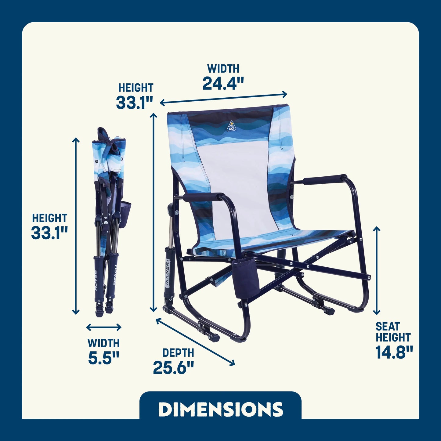 Beach Rocker™ - Sunny Coast Comfort