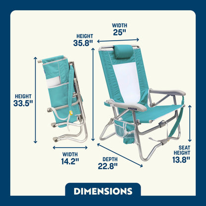 Bi-Fold Beach Chair™ - Coastal Ready