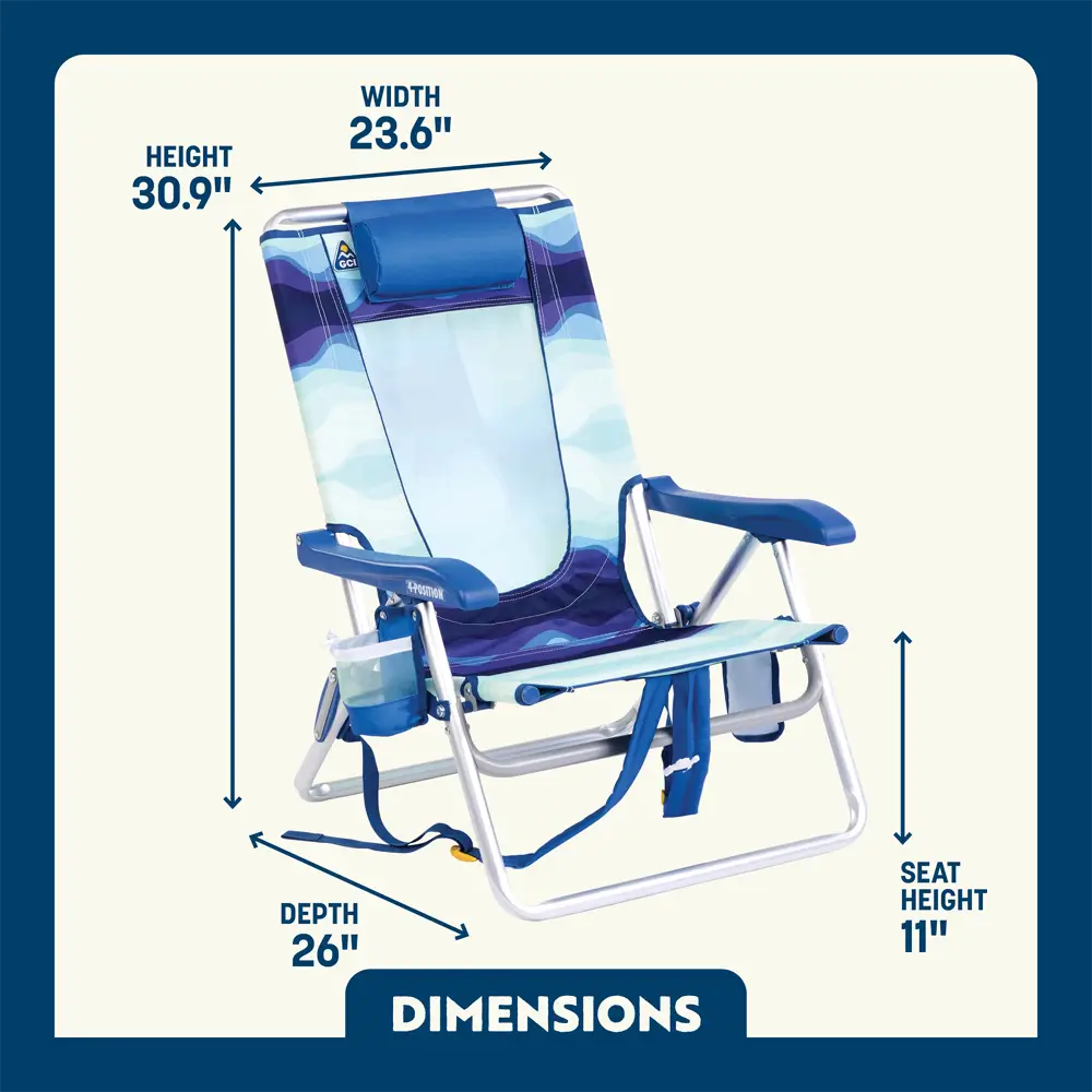 Backpack Beach Chair™ - Beach Day Ease