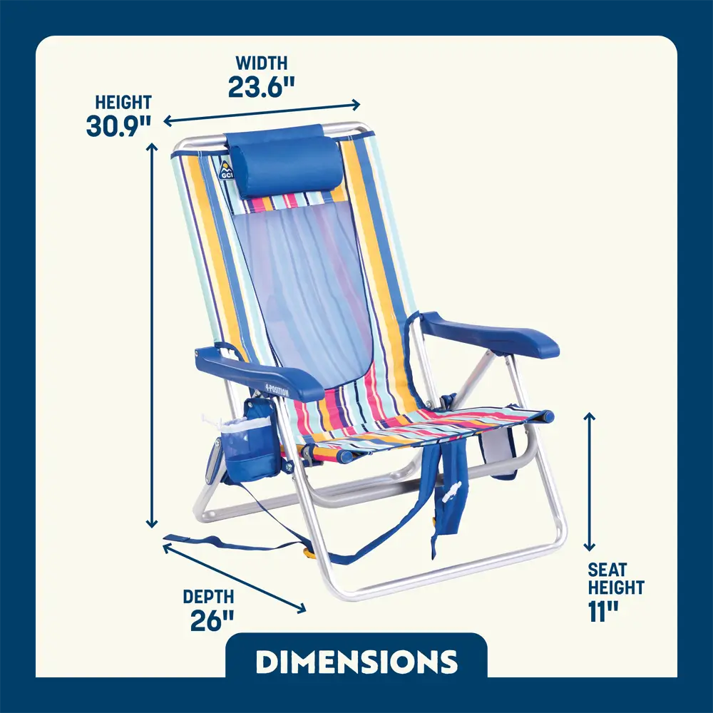 Backpack Beach Chair™ - Beach Day Ease