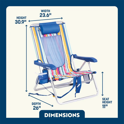 Backpack Beach Chair™ - Beach Day Ease