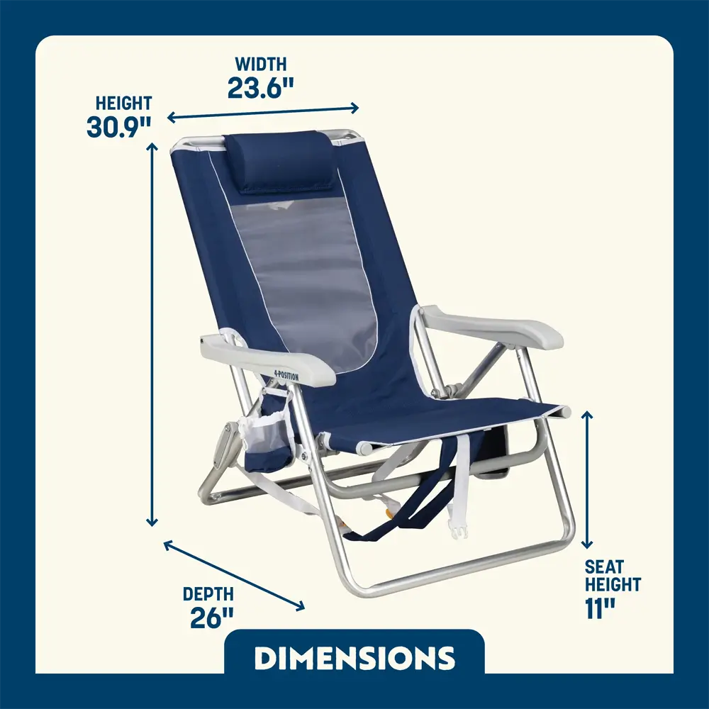 Backpack Beach Chair™ - Beach Day Ease