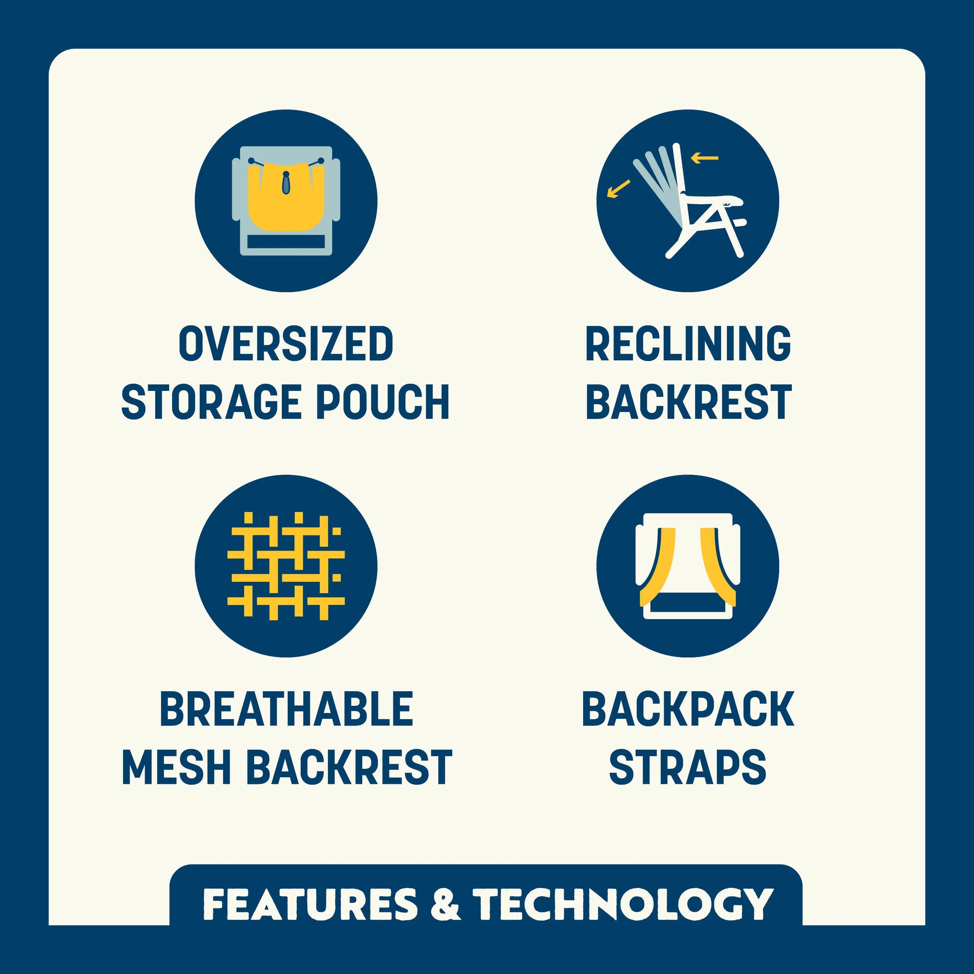 Backpack Beach Chair™ - Beach Day Ease