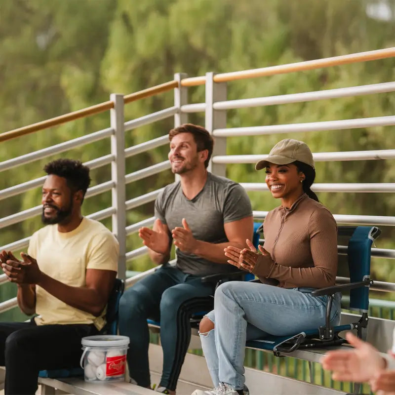 Big Comfort Stadium Chair™ with Armrests - Home Team Choice