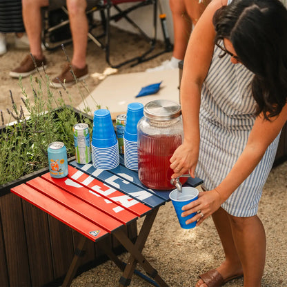 Compact Camp Table 20™ - USA Anniversary Deluxe - Summer Classic