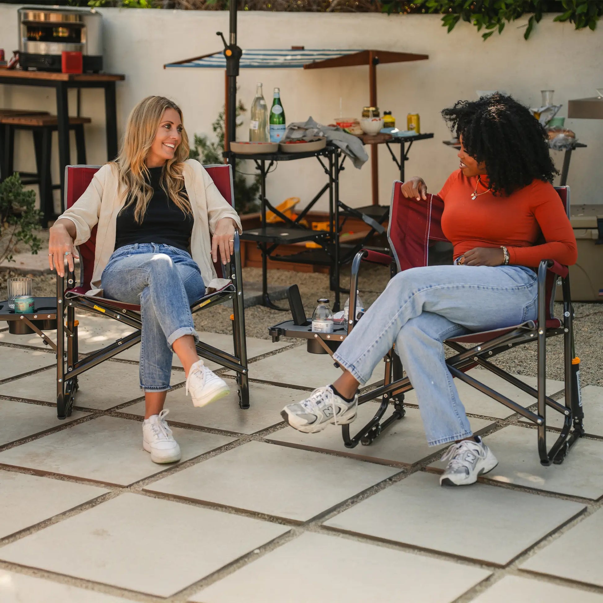 Freestyle Rocker XL™ with Side Table - Porch Side Style