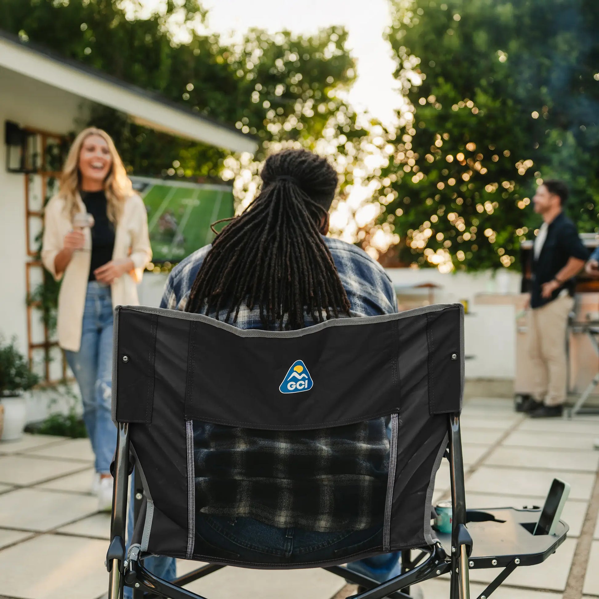Freestyle Rocker XL™ with Side Table - Porch Side Style