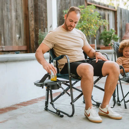 Freestyle Rocker™ with Side Table - Travel Camp Setup