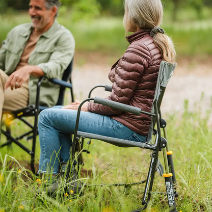 Freestyle Rocker™ with Side Table - Travel Camp Setup