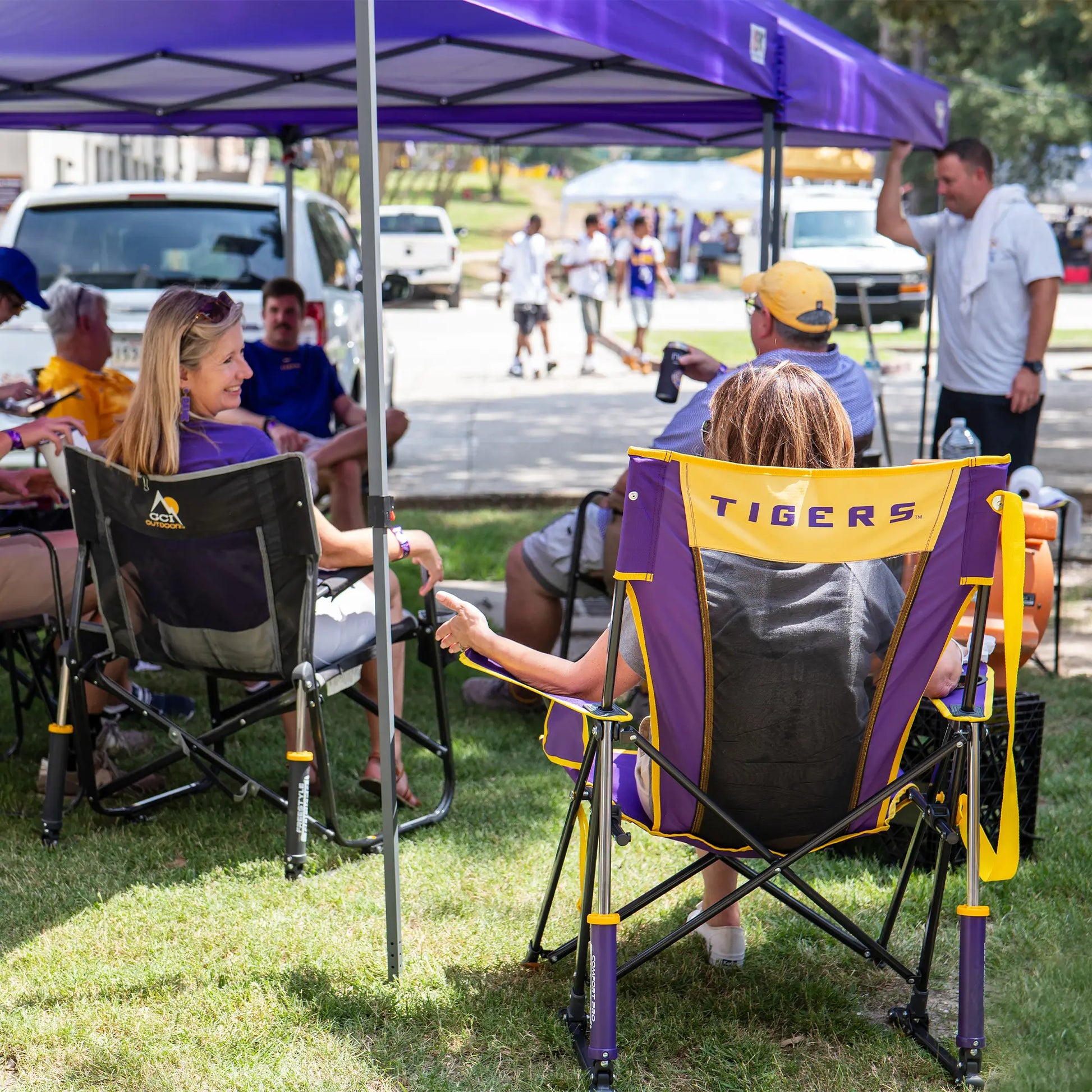 College Comfort Pro Rocker™ - LSU Tigers - Tailgate Style