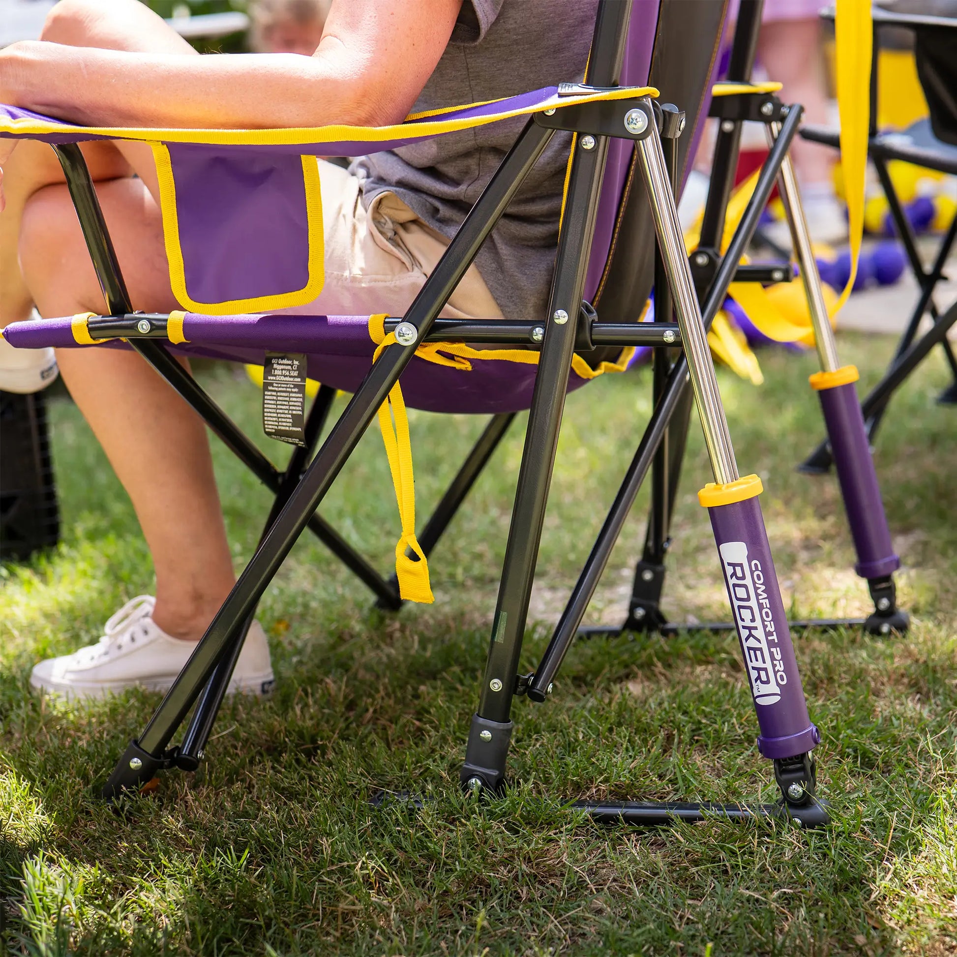 College Comfort Pro Rocker™ - LSU Tigers - Tailgate Style