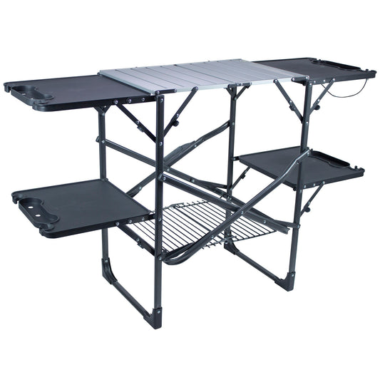 Slim-Fold Cook Station™ - Weekend Cook Setup