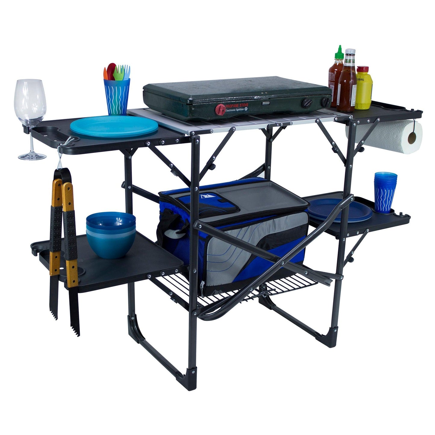 Slim-Fold Cook Station™ - Weekend Cook Setup