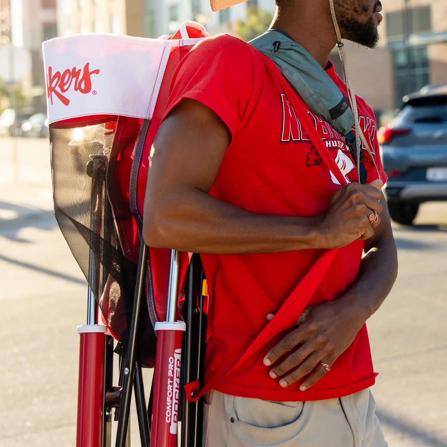 College Comfort Pro Rocker™ - Nebraska Cornhuskers - Victory Style
