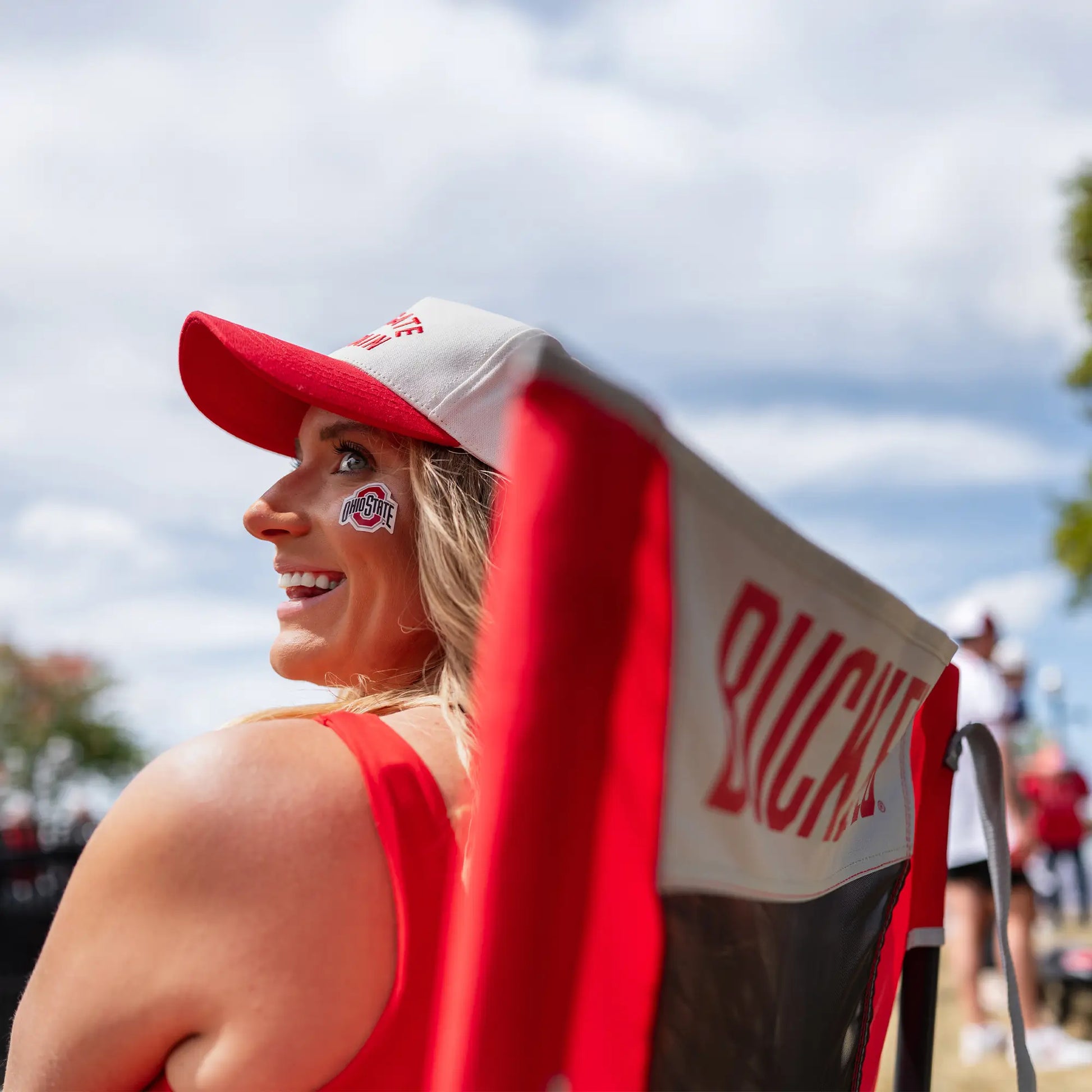 College Comfort Pro Rocker™ - Ohio State Buckeyes - Stadium Side Ready