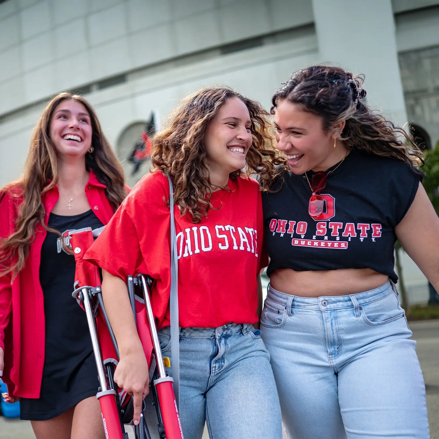 College Comfort Pro Rocker™ - Ohio State Buckeyes - Stadium Side Ready
