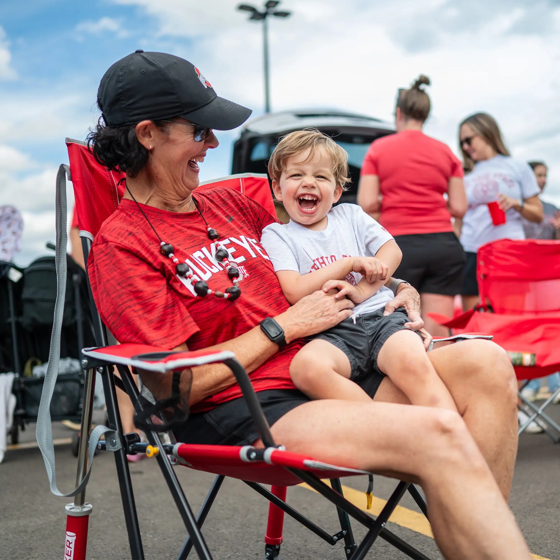 College Comfort Pro Rocker™ - Ohio State Buckeyes - Stadium Side Ready