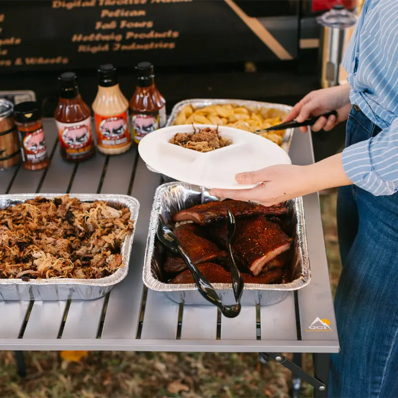 Slim-Fold Table - Cookout Ready