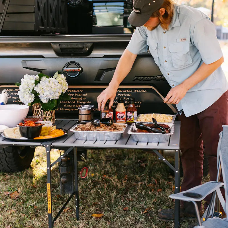 Slim-Fold Table - Cookout Ready