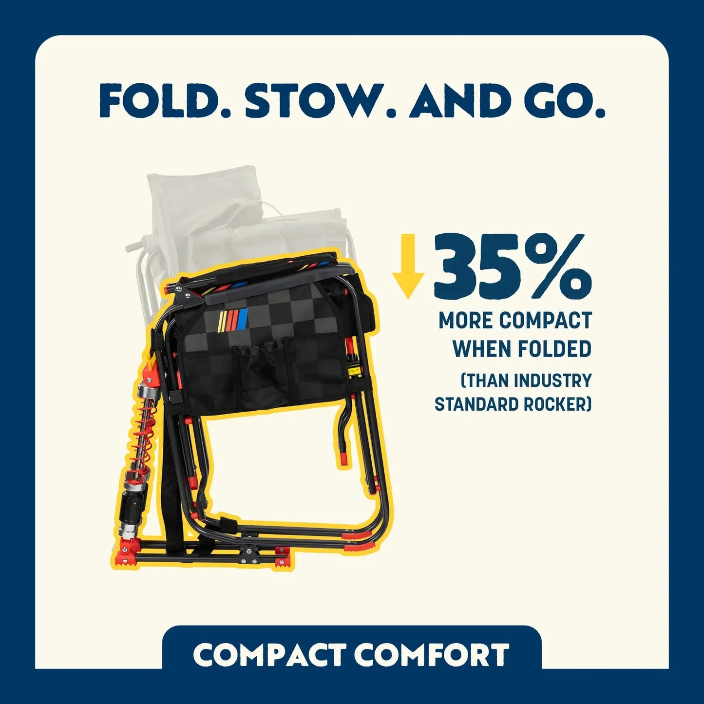 Adjustable Rocker™ - NASCAR - Weekend Rally Comfort