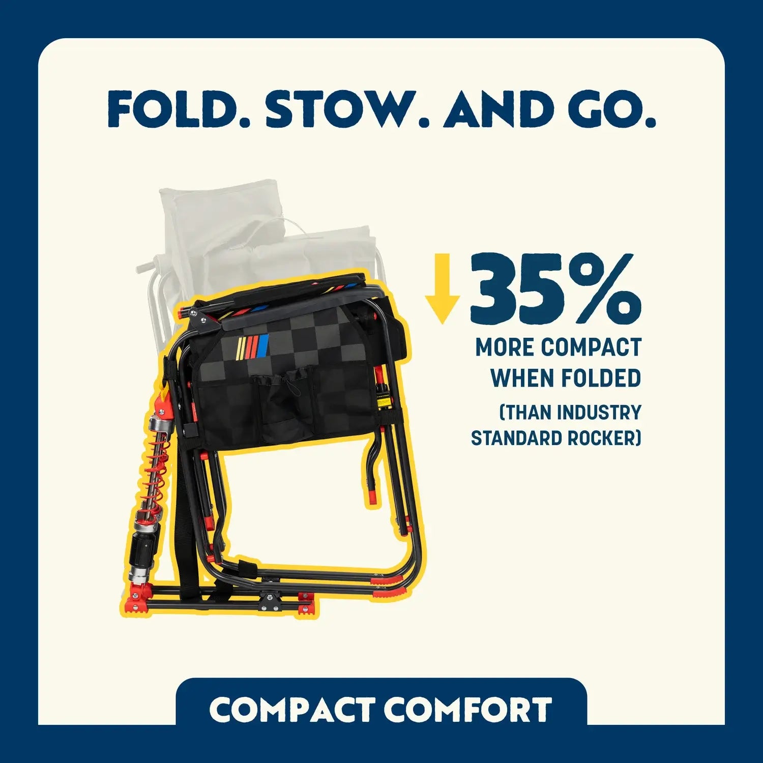 Adjustable Rocker™ - NASCAR - Weekend Rally Comfort