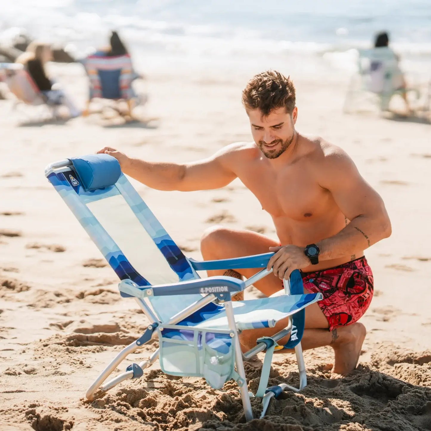 Bi-Fold Beach Chair™ - Coastal Ready