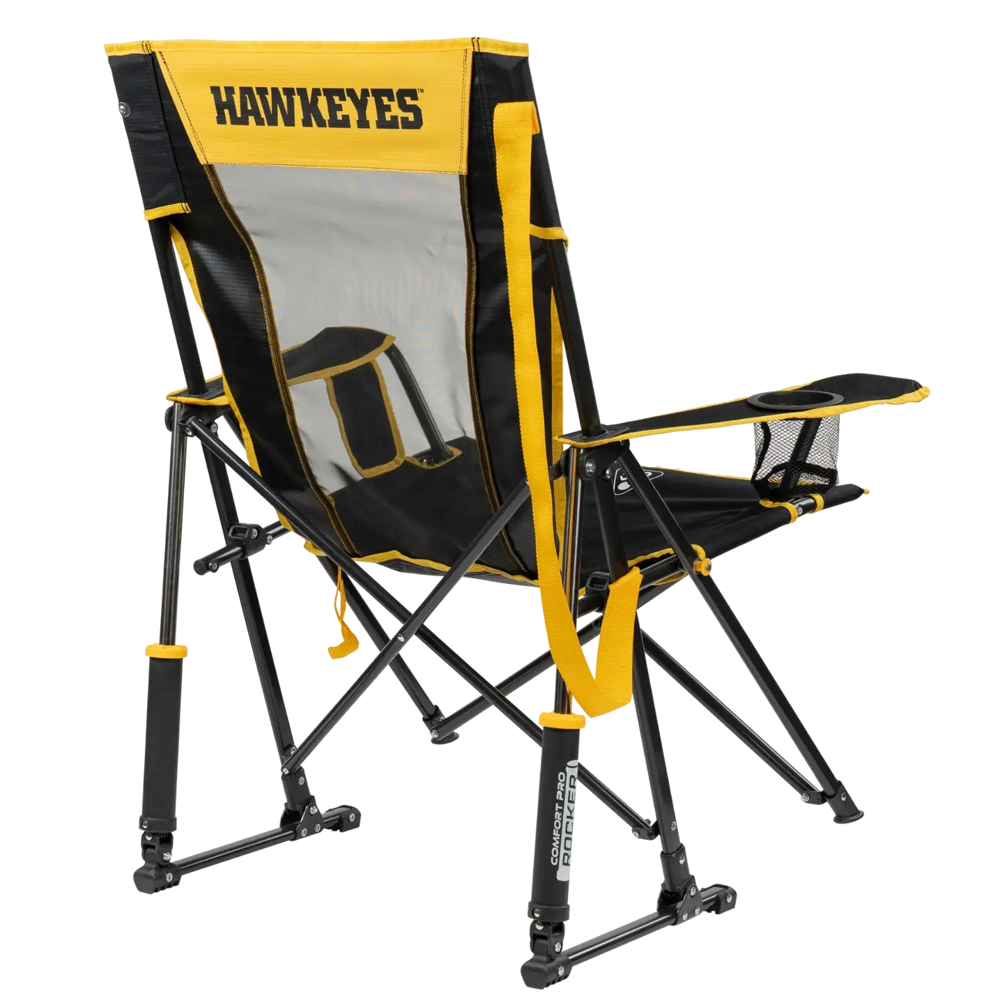 College Comfort Pro Rocker™ - Iowa Hawkeyes - Home Team Ready