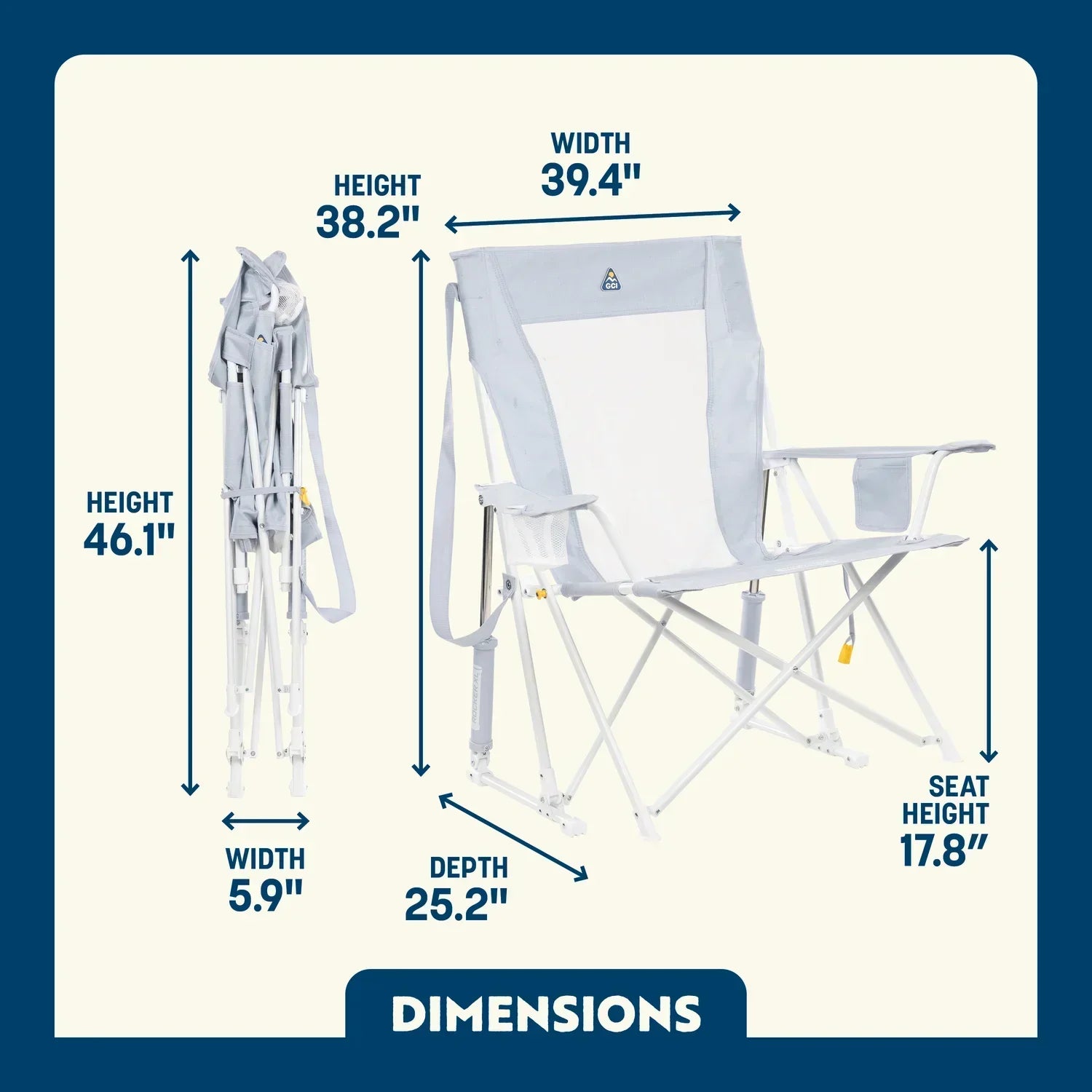 Comfort Pro Rocker XL™ - Porch Side Ready