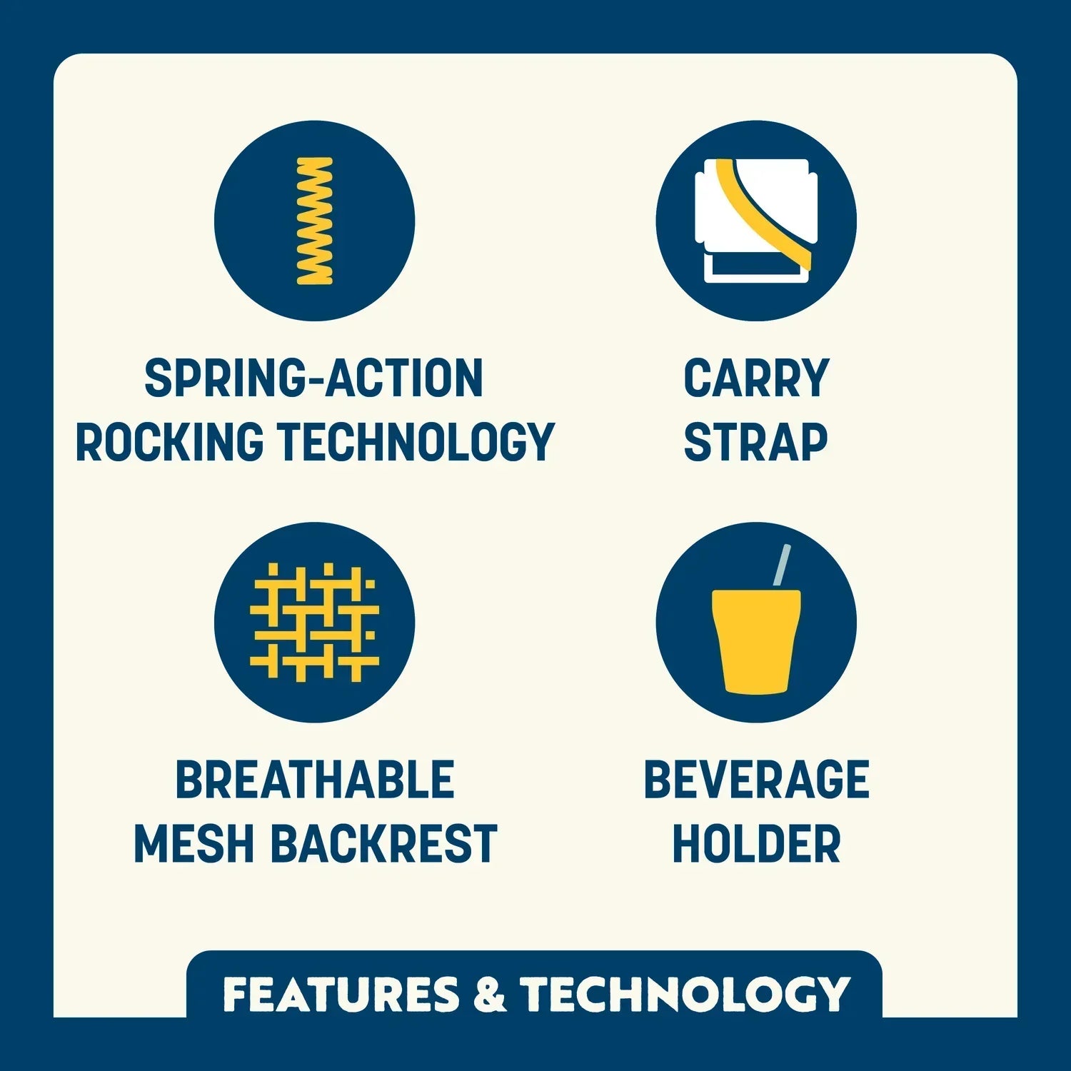 RoadTrip Rocker™ - NASCAR For Him - Tailgate Comfort
