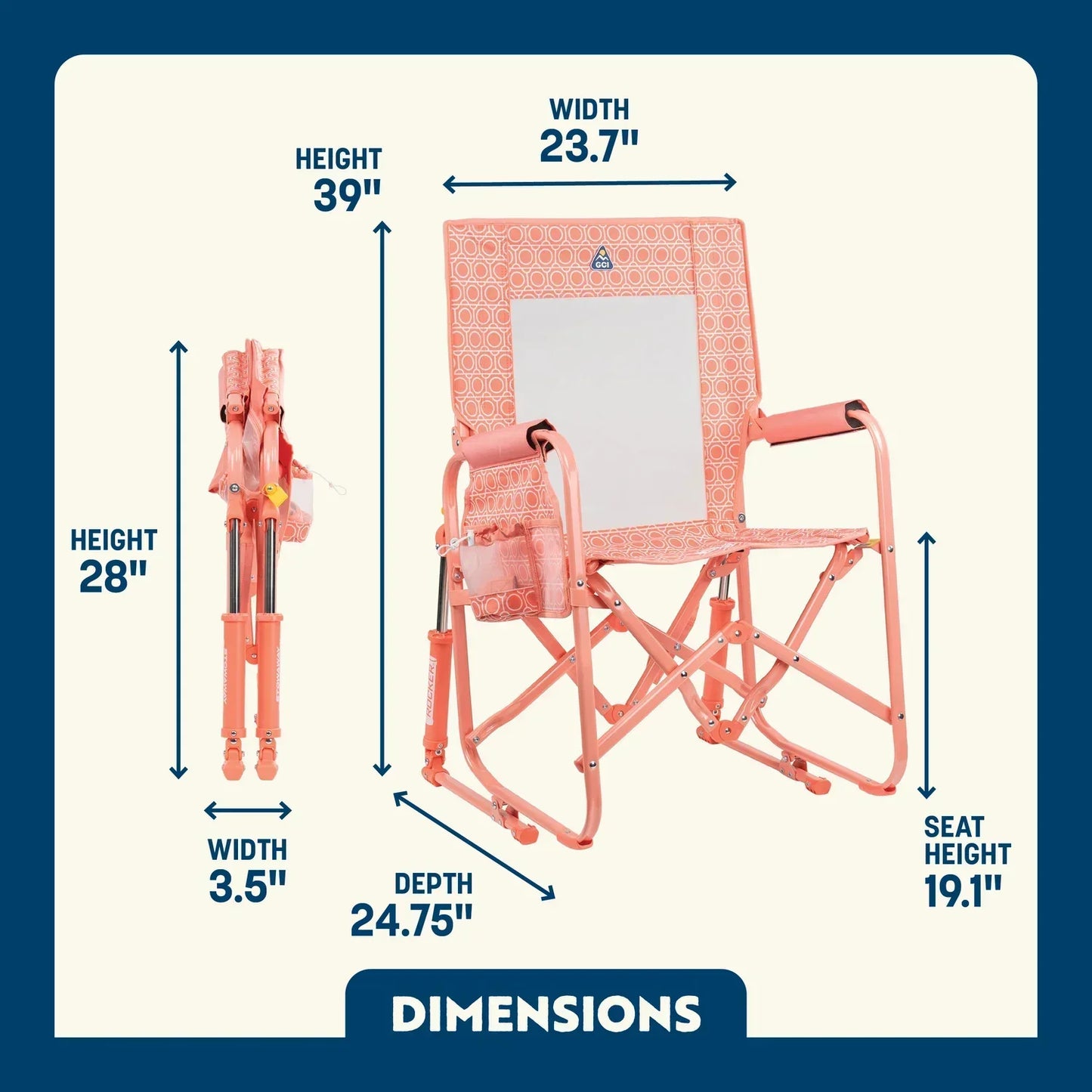 Stowaway Rocker™ - Porch Comfort