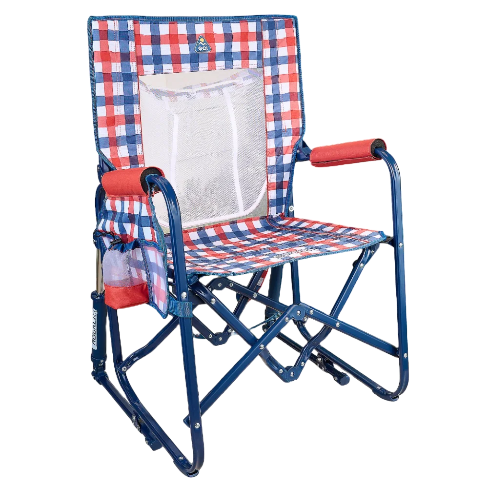 Stowaway Rocker™ with Storage Pouch - Camp Setup