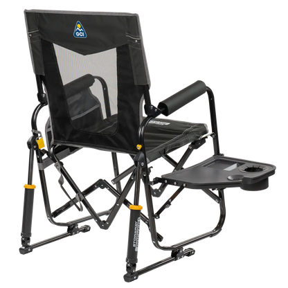 Stowaway Rocker™ with Side Table - Picnic Setup