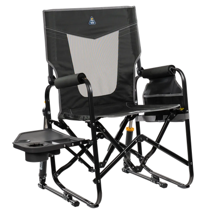 Stowaway Rocker™ with Side Table - Picnic Setup