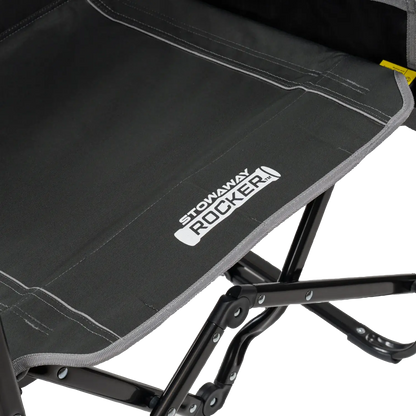 Stowaway Rocker™ with Side Table - Picnic Setup