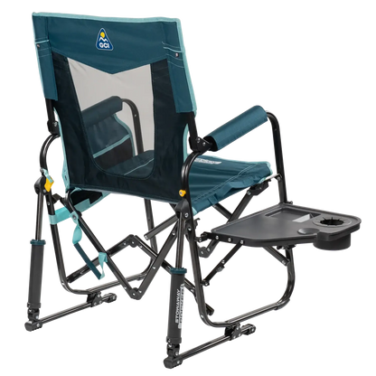 Stowaway Rocker™ with Side Table - Picnic Setup