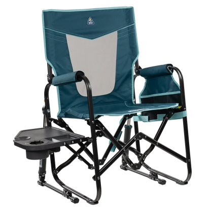 Stowaway Rocker™ with Side Table - Picnic Setup